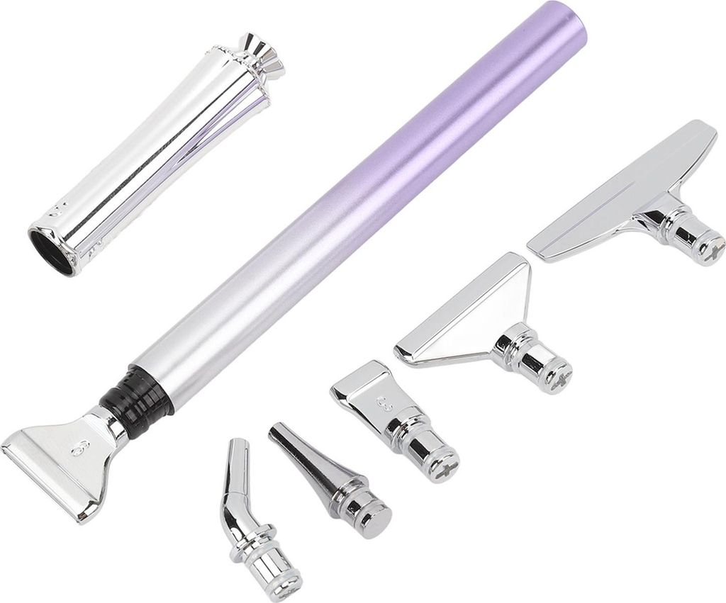 Strass-Kunst-Malstift-Set 6 Ton 5D Schraubgewinde-Spitze 5D Strass-Malwerkzeug-Set Lila