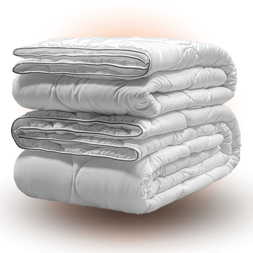 Perfect Match 4-Jahreszeiten Bettdecke 200x220 cm | Elegant Allergiker Steppdecke
