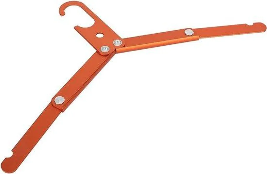 Cintre de camping en alliage d'aluminium orange lot de 2 ultra léger