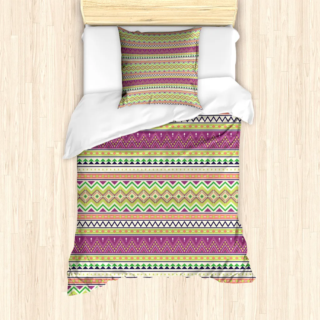 Copripiumino Singolo Etnico 135x200 - ABAKUHAUS Design Azteco