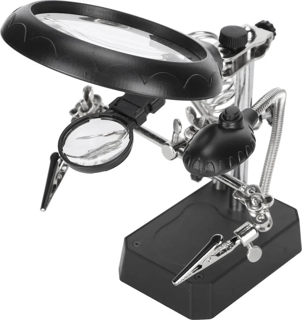 Support de bureau pour loupe de lecture et lampe de couture réglable - 3