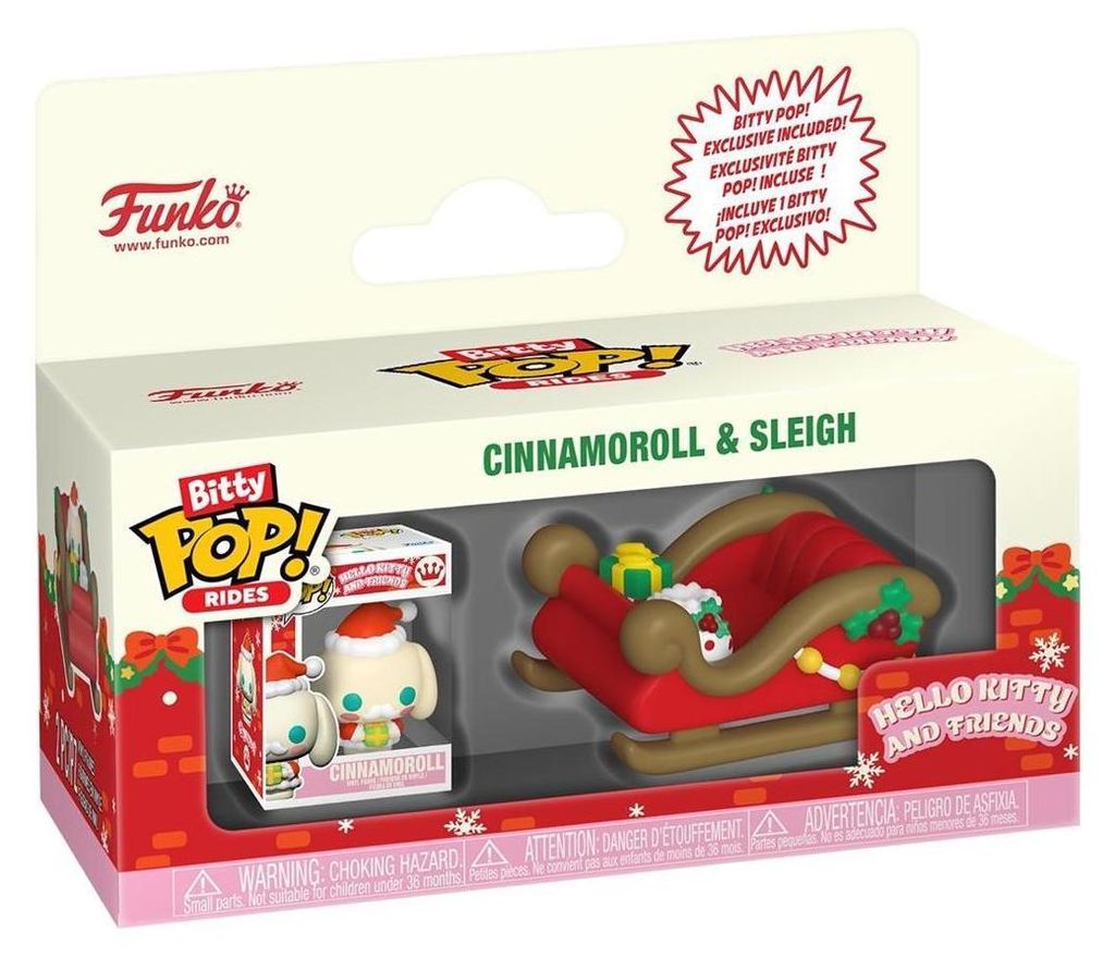 Sanrio Bitty POP! Figure in vinile a tema natalizio: slitta Immagine del prodotto 