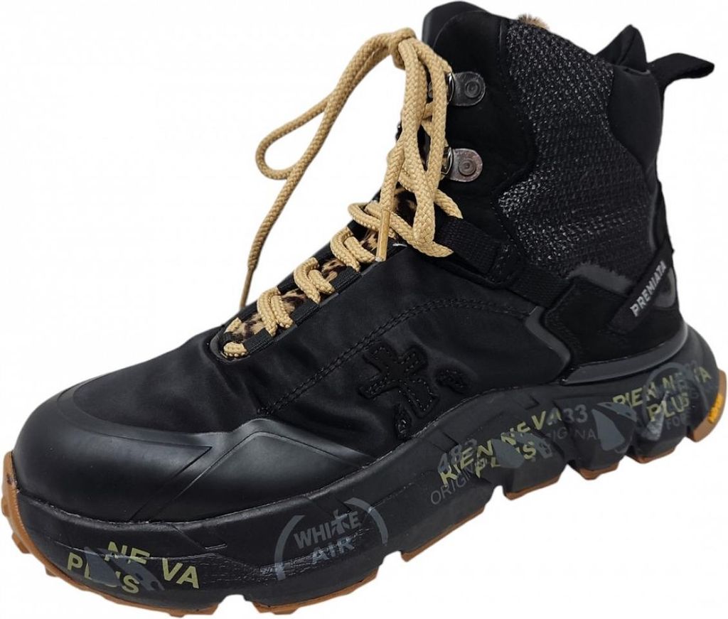 Premiata Premiata Schnürstiefel Schwarz in Gr. 38