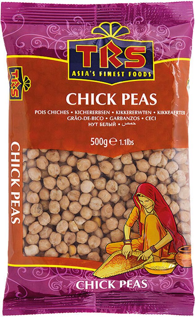 Bohnen TRS Chick Peas | Kichererbsen | Hülsenfrüchte | 500g Produktbild 