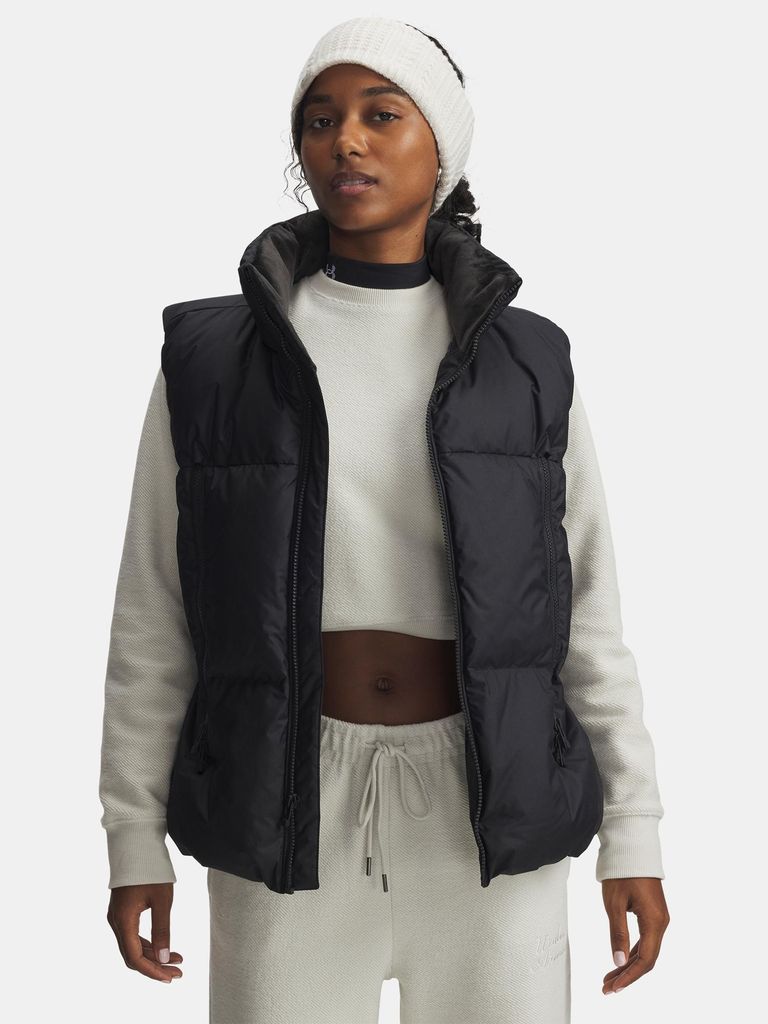 Under Armour Limitless Daunenweste für Damen – Schwarz SM Produktbild 