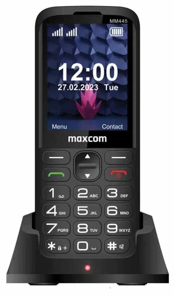 Cellulare Maxcom MM445L 4G Dual SIM Nero Immagine del prodotto 