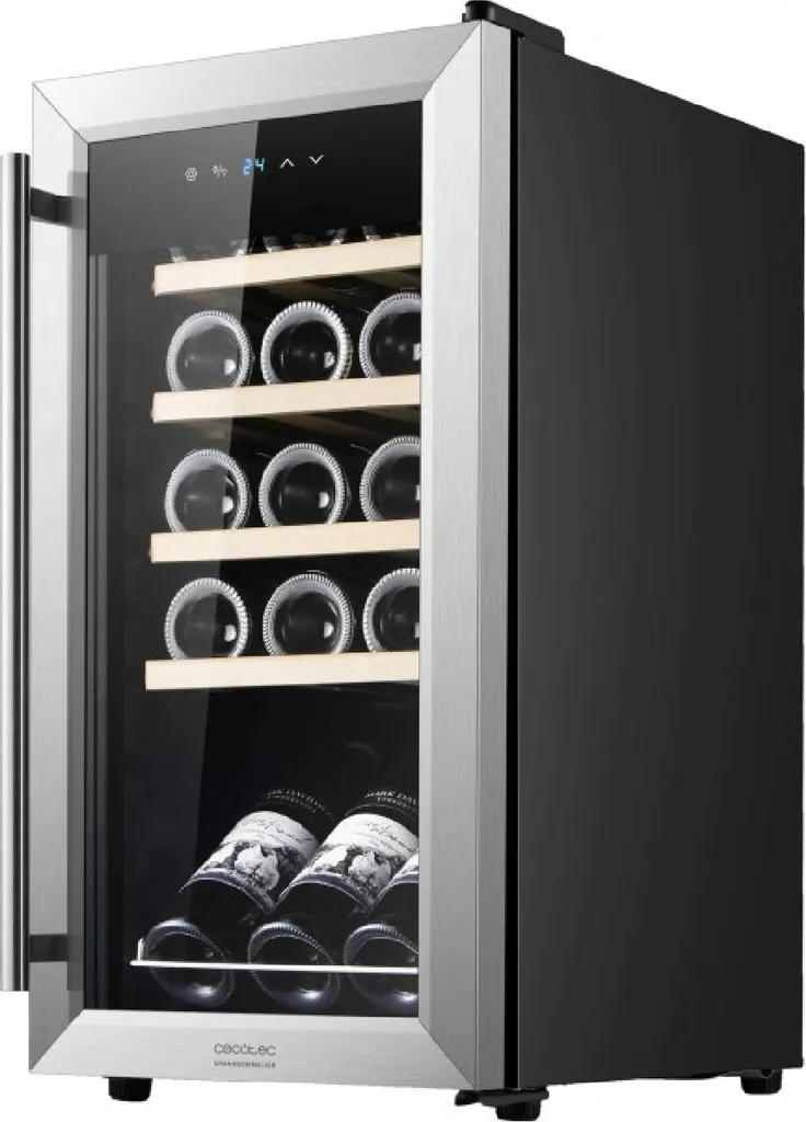 Protégez vos Vins de la Chaleur : Cave à Vin Cecotec 1550 Inox Compressor