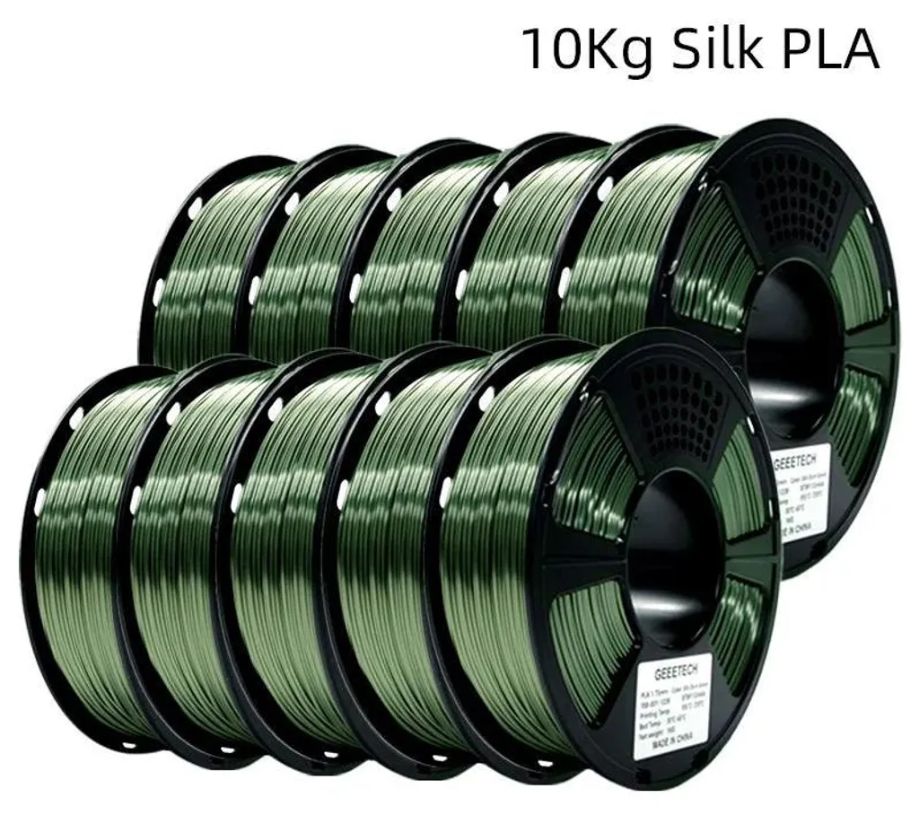 Filament pour Imprimante 3D Silk PLA Bleu pour Objets Phosphorescents