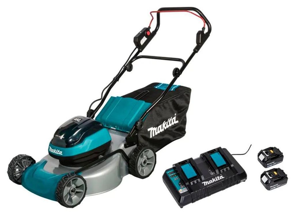 Makita DLM466PT2 Akku-Rasenmäher 2x18V Produktbild 