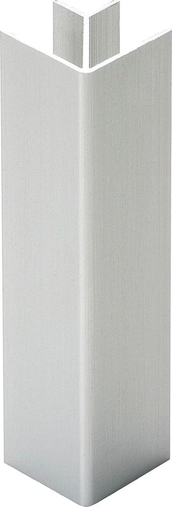 VOLPATO Sockelblenden-Außenecke 90° 120 mm Alu gebürstet