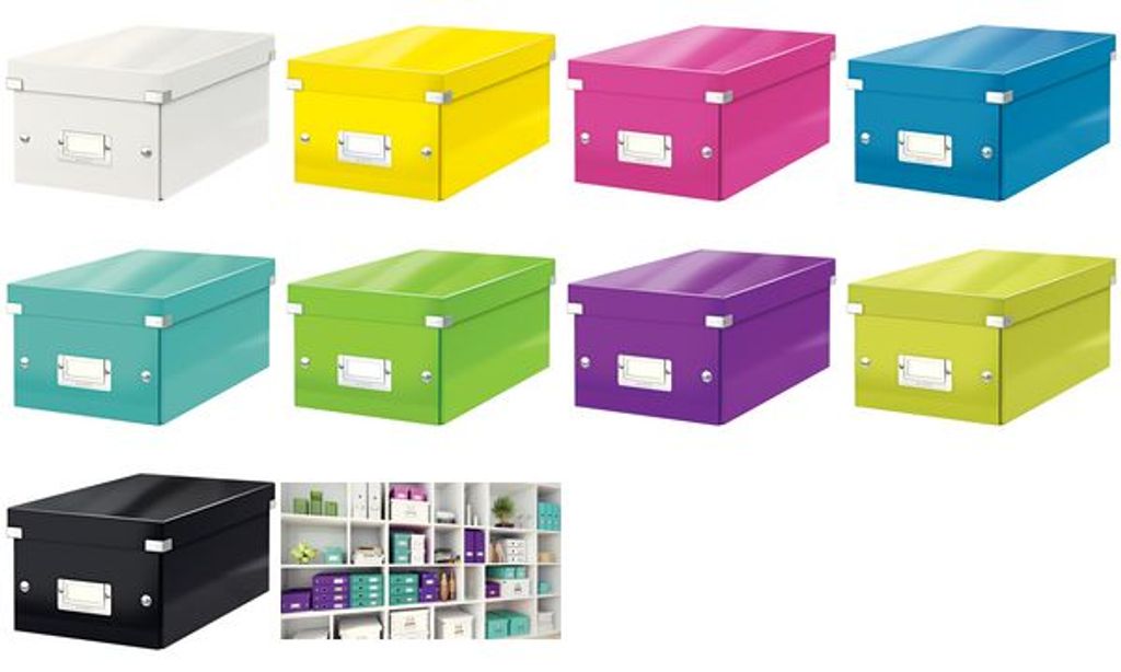 LEITZ 6042-00-54 LEITZ boîte de rangement DVD Click & Store Image du produit 