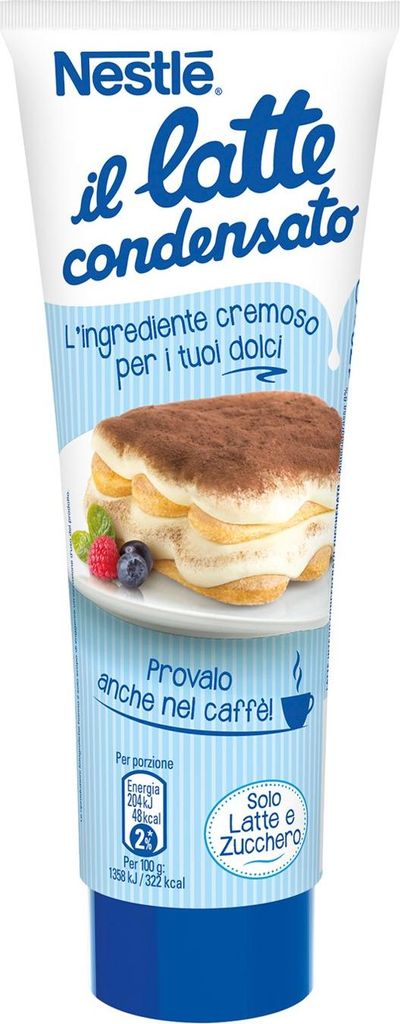 Nestlé Kondensmilch Vollkonzentrat gesüßt Ideal für süße Rezepte Tube, 170g
