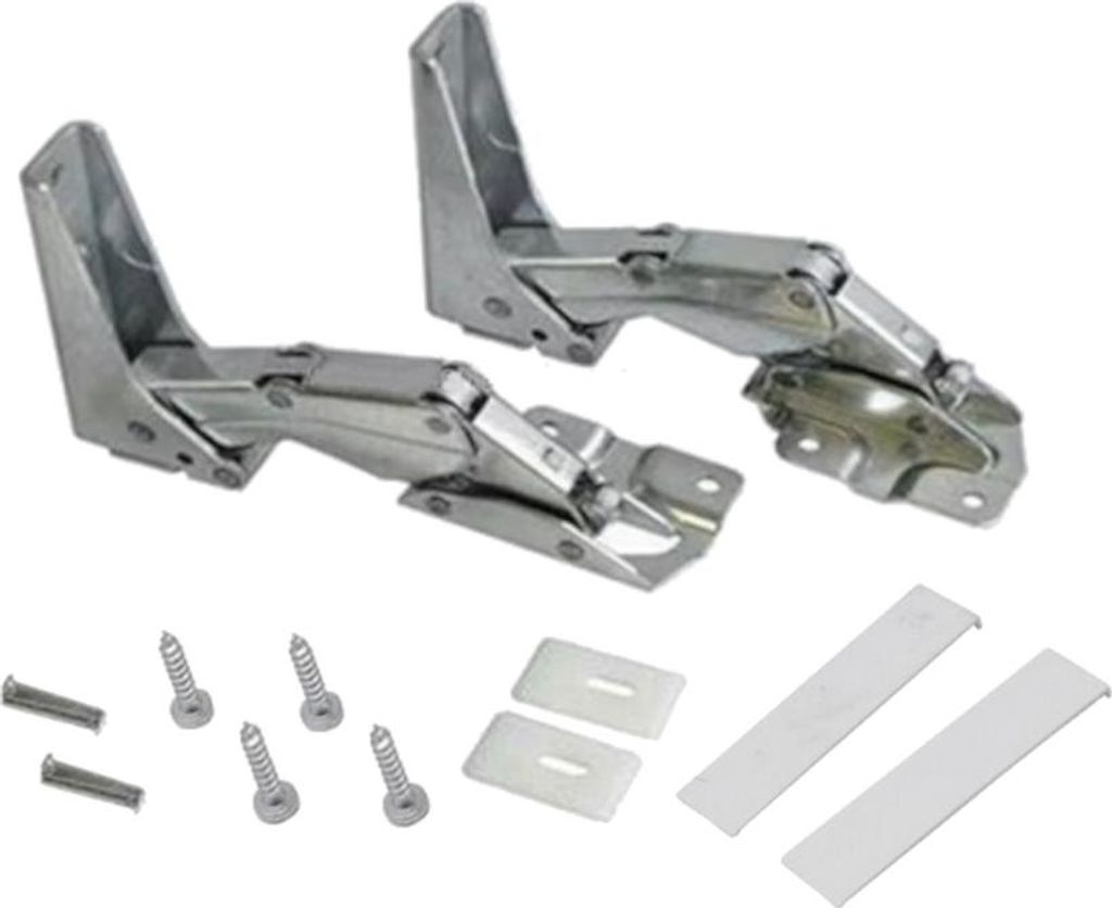 Trade-Shop Scharnier-Kit oben unten inkl. Montage-Zubehör kompatibel mit Bauknecht 140 RI, 150 RI, 2561, 2562, 2563, 5CN224FD0, 65277 Kühlschrank