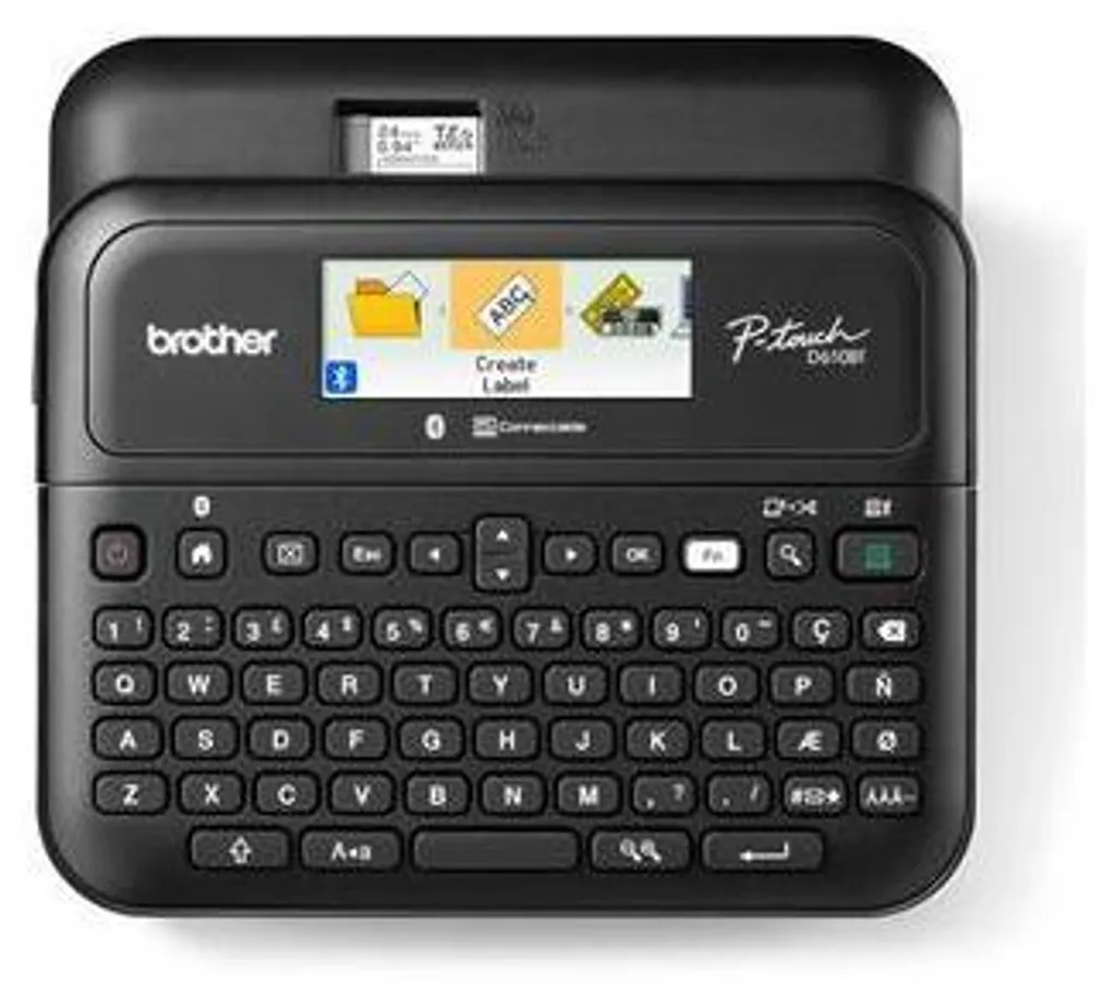 Brother PT-D610BTVP Étiqueteuse à Transfert Thermique Bluetooth Noire