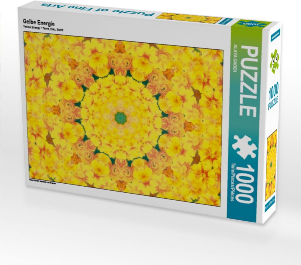 Calvendo Gelbe Energie 1000 Teile Puzzle quer 640x480mm, GADEH ALAYA; 7369157