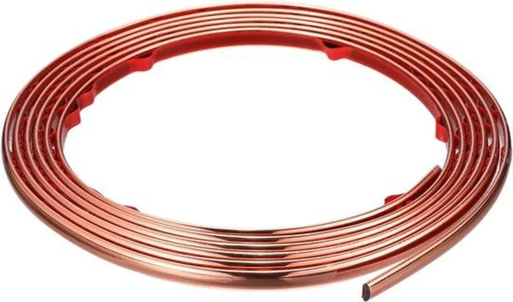 Décoration murale flexible Or Rose 25 cm pour encadrement de miroir