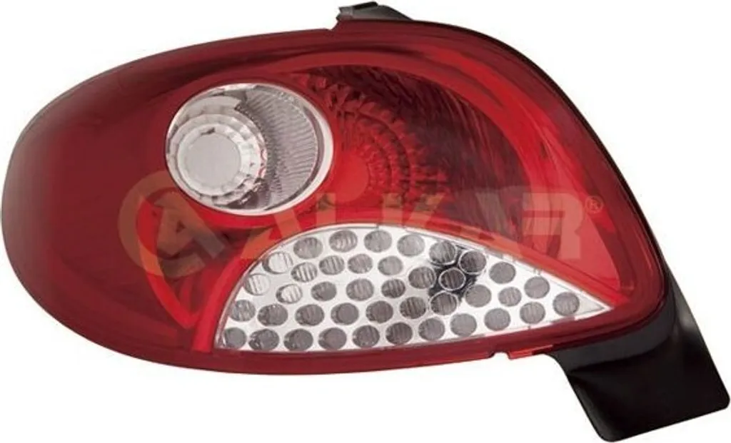 Phare arrière droit pour Peugeot 206, bloc optique de remplacement OE