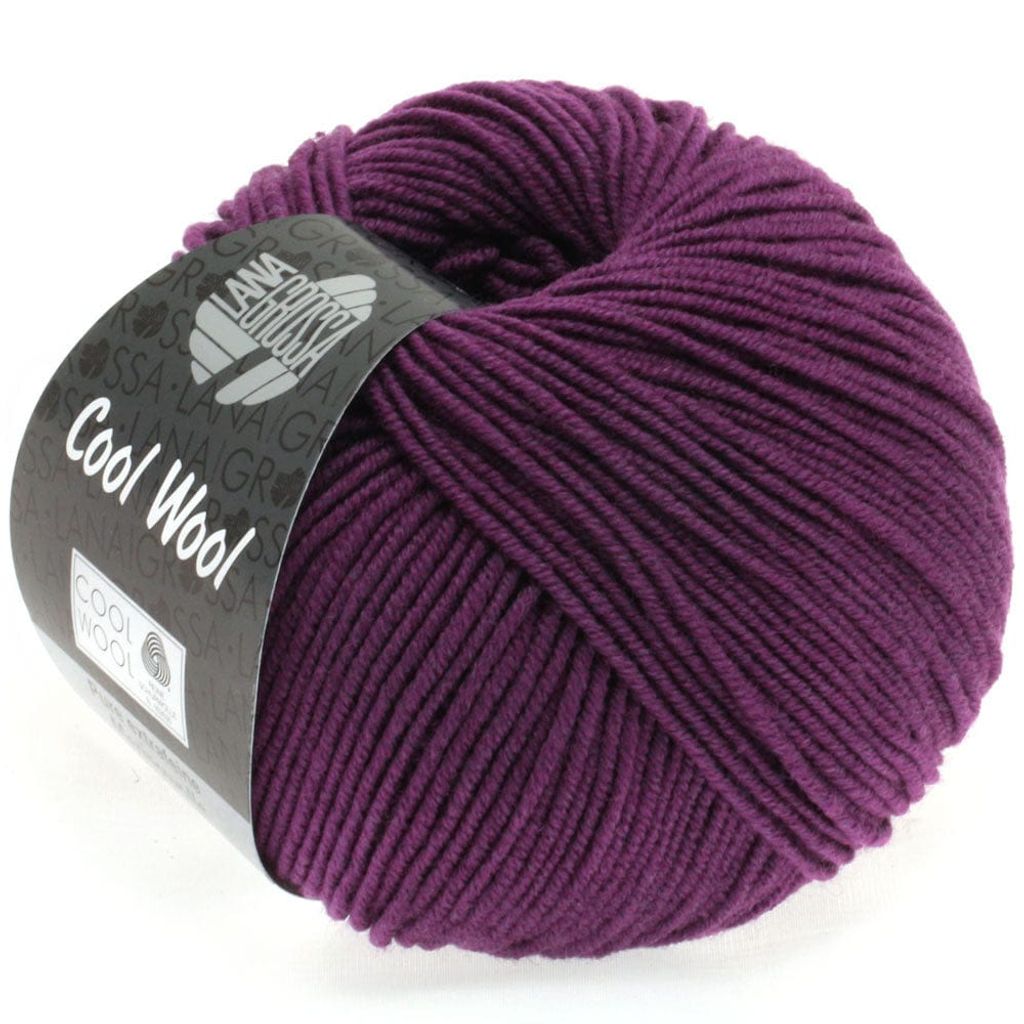 Lana Grossa - Cool Wool 2023 dunkelviolett Produktbild 