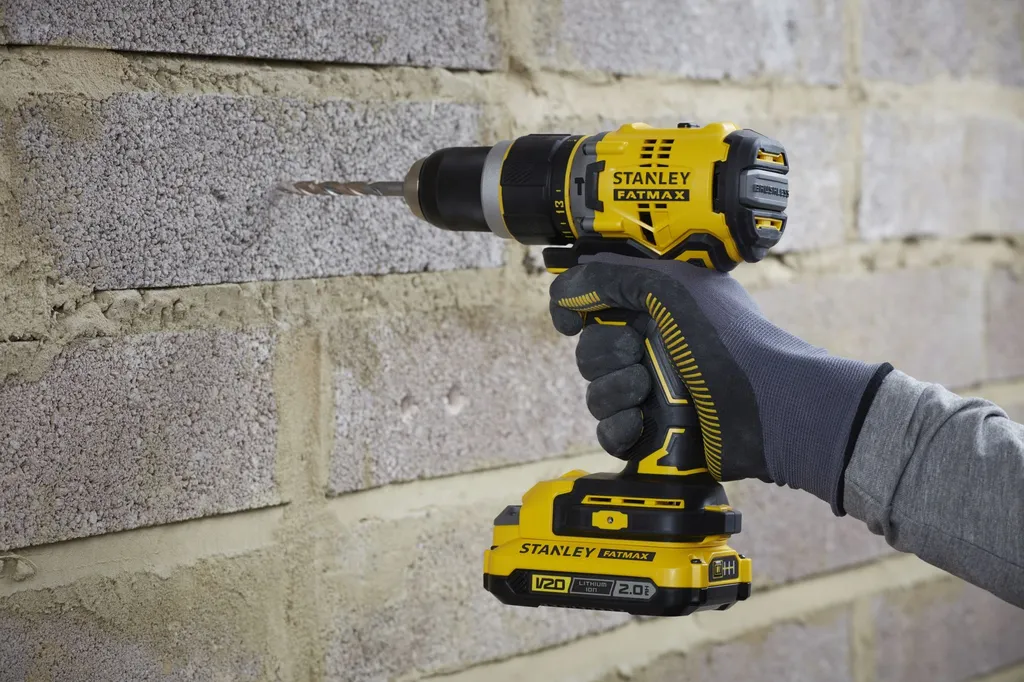 Perceuse visseuse 18V Brushless V20 Stanley Fatmax à percussion 2.0Ah - 14