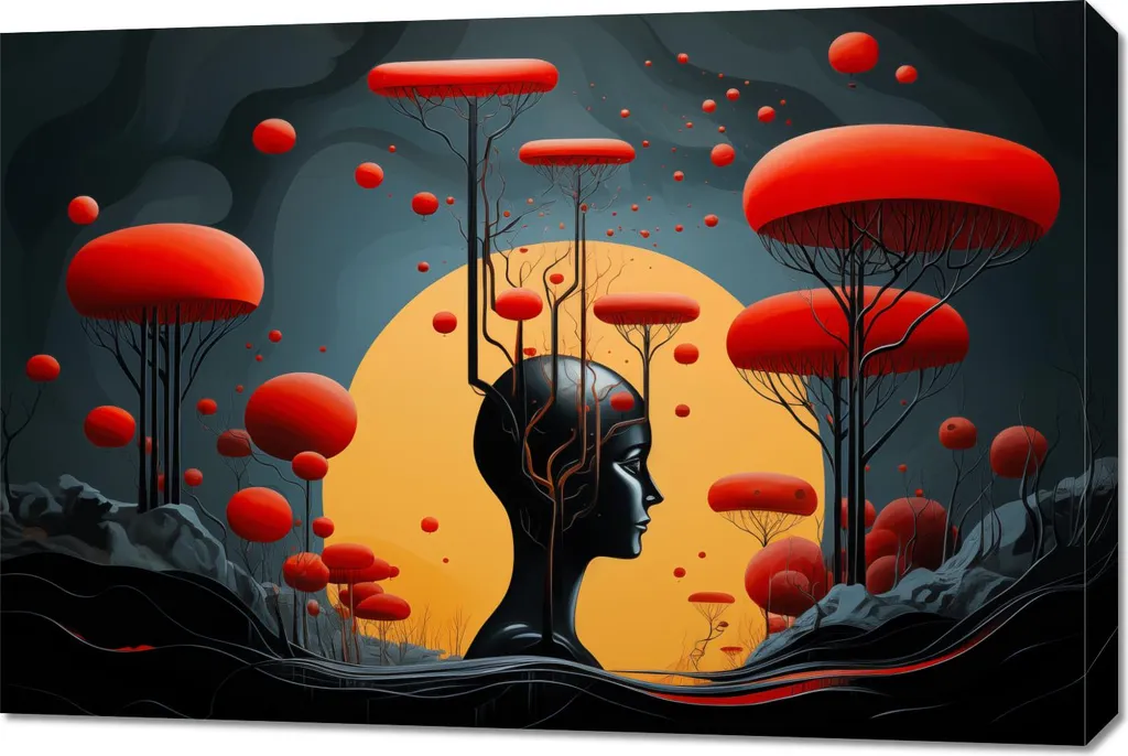Quadro 90x60 cm Pensieri - 1