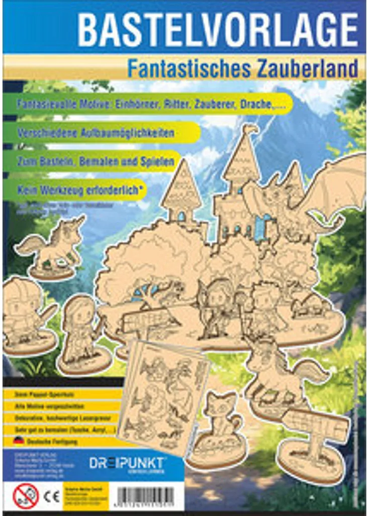 Loisirs Créatifs Enfants : Maquette à Découper Fantastisches Zauberland