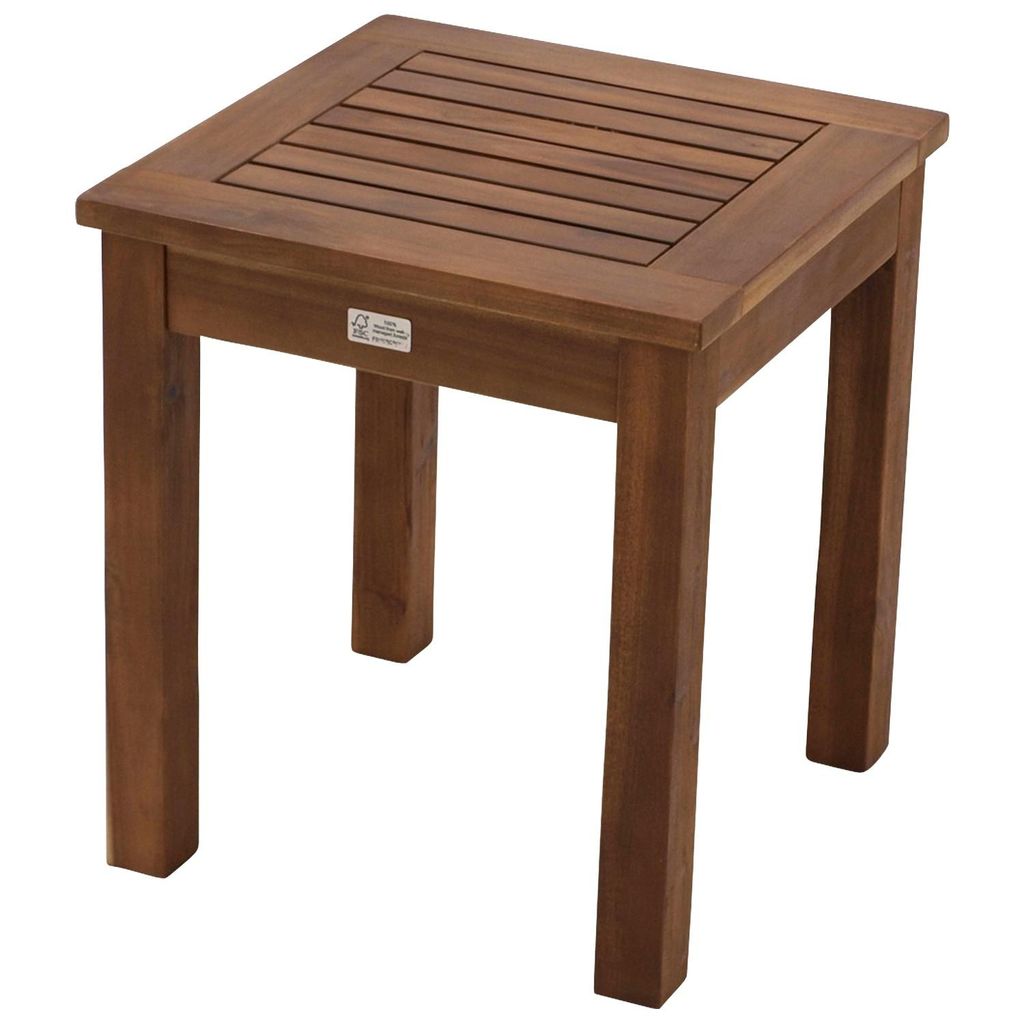 DEGAMO Beistelltisch Gartentisch HAVANNA 40x40cm, Akazie Produktbild 