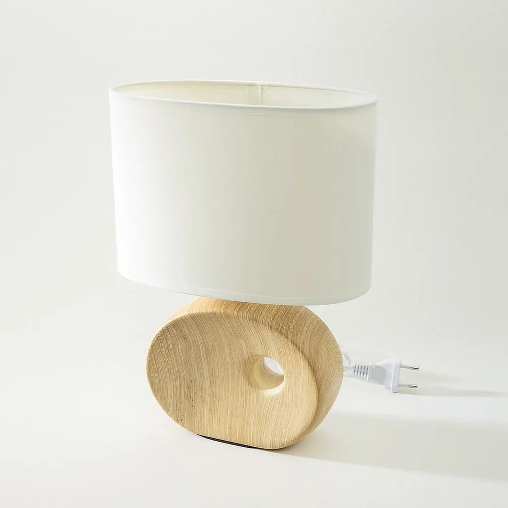 Petite lampe de table Harmony II noire et dorée - Format slim 31cm