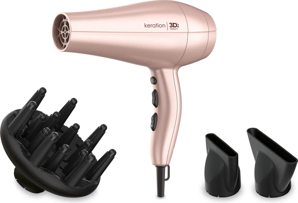 Sèche-cheveux Keration Line GH3537 Technologie Micro-Glitt et Air Froid