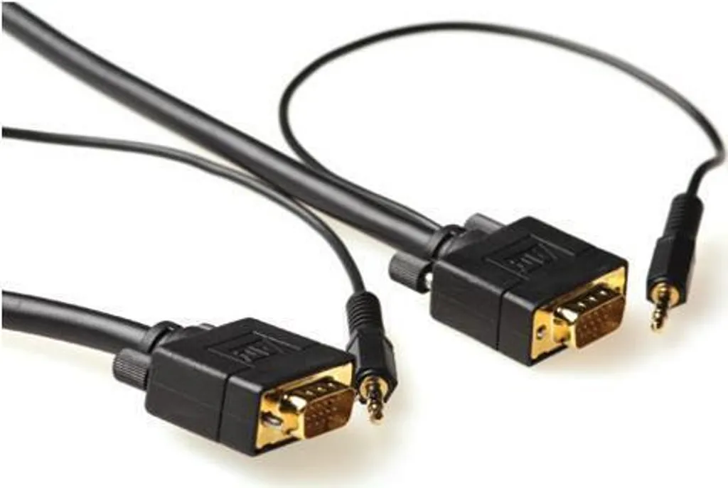 ACT AK4993 Adattatore Cavo Video VGA + Audio 7m per Business