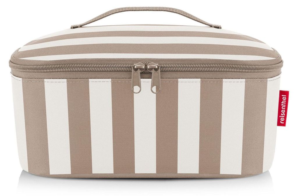 reisenthel Thermotasche Cooler Bag Pocket Summerstripes Coffee taupe