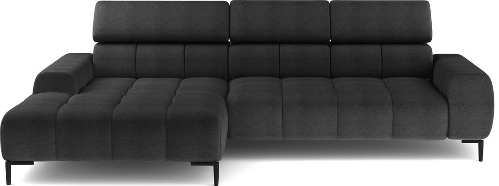 DOMO-HOME Ecksofa PLAZA L mit Elektrischer Sitzverstellung 300x216cm | U-Form Sofa mit Verstellbaren Kopfstützen | Hochwertiger Polsterung | Farbe...