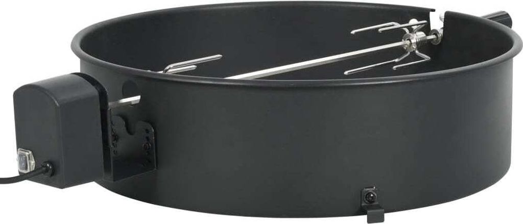 BBQ Rotisserie Ring Set 57 cm Schwarz