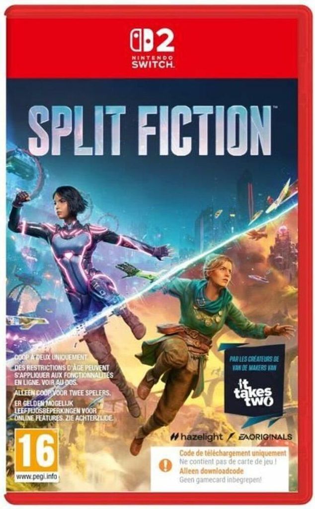 Electronic Arts Split Fiction (Switch 2), Nintendo Switch 2, Multiplayer-Modus, T (Jugendliche), Code in einer Box