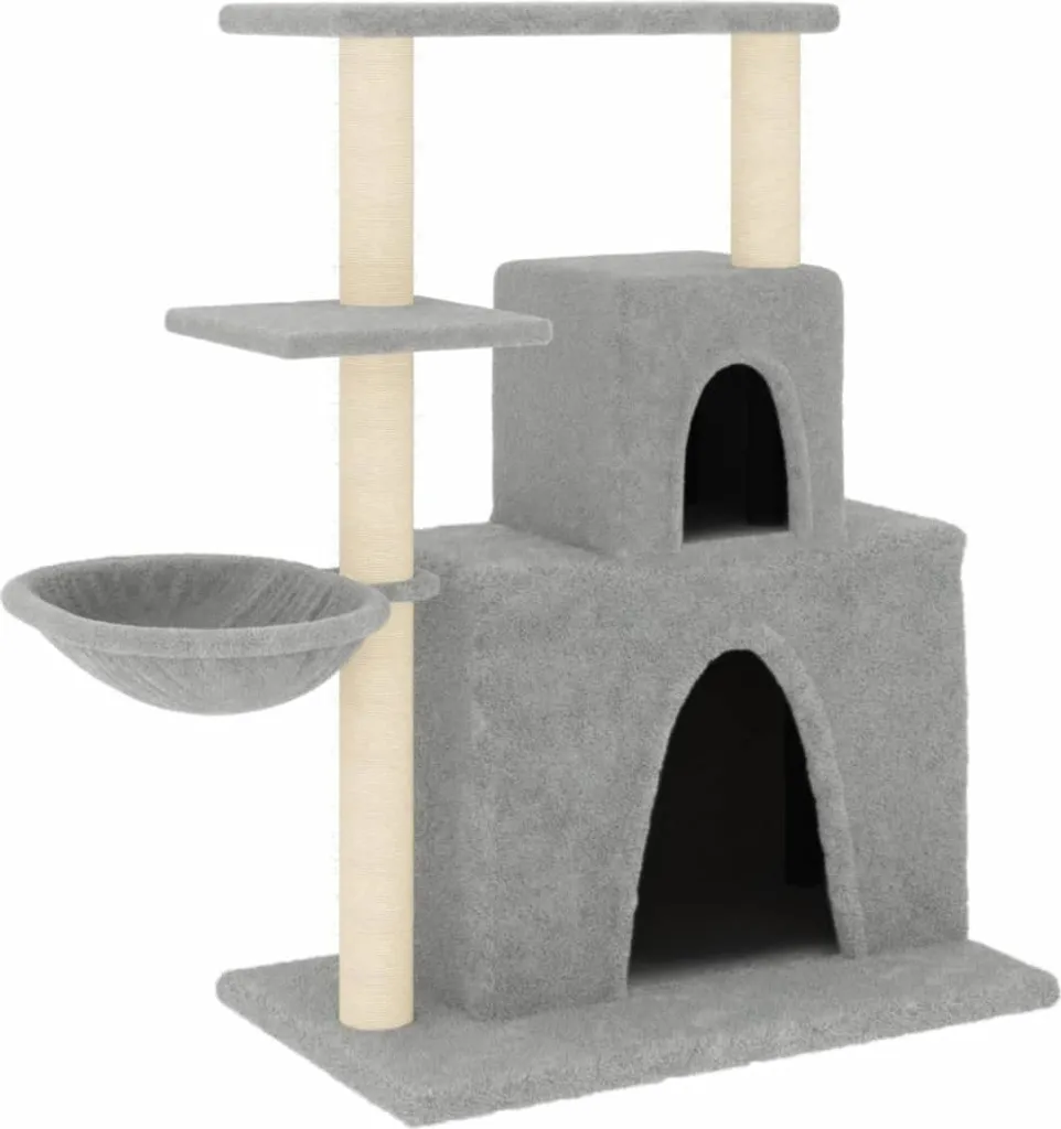 Tiragraffi Sisal Grigio 83cm - Robusta Qualità per Gatti Dinamici
