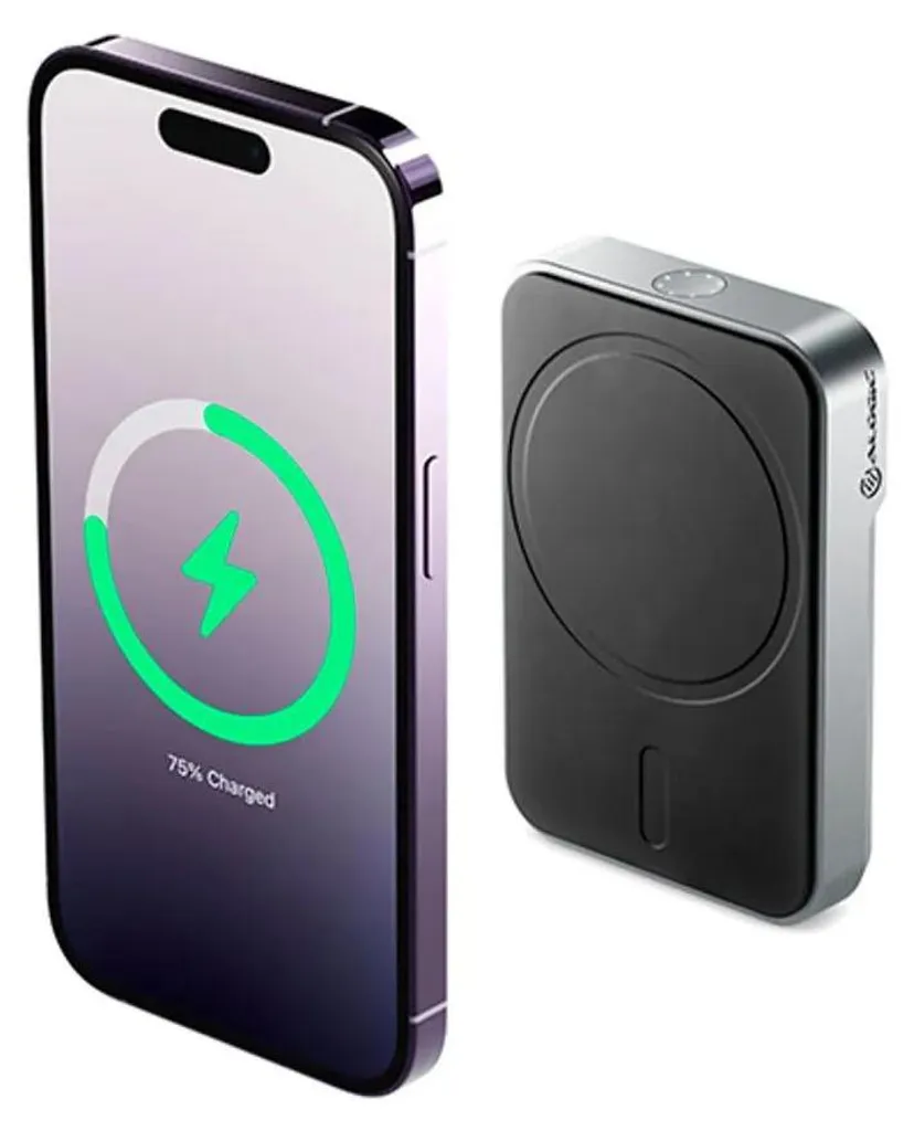 Chargeur Portable Induction ALOGIC Matrix 5000 mAh Fast Charge Magnétique