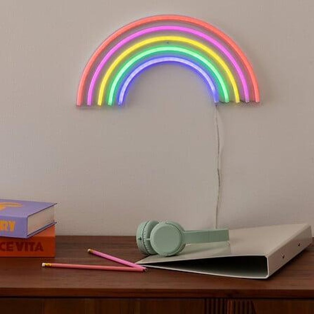 Wandobjekt Neon Regenbogen JJA