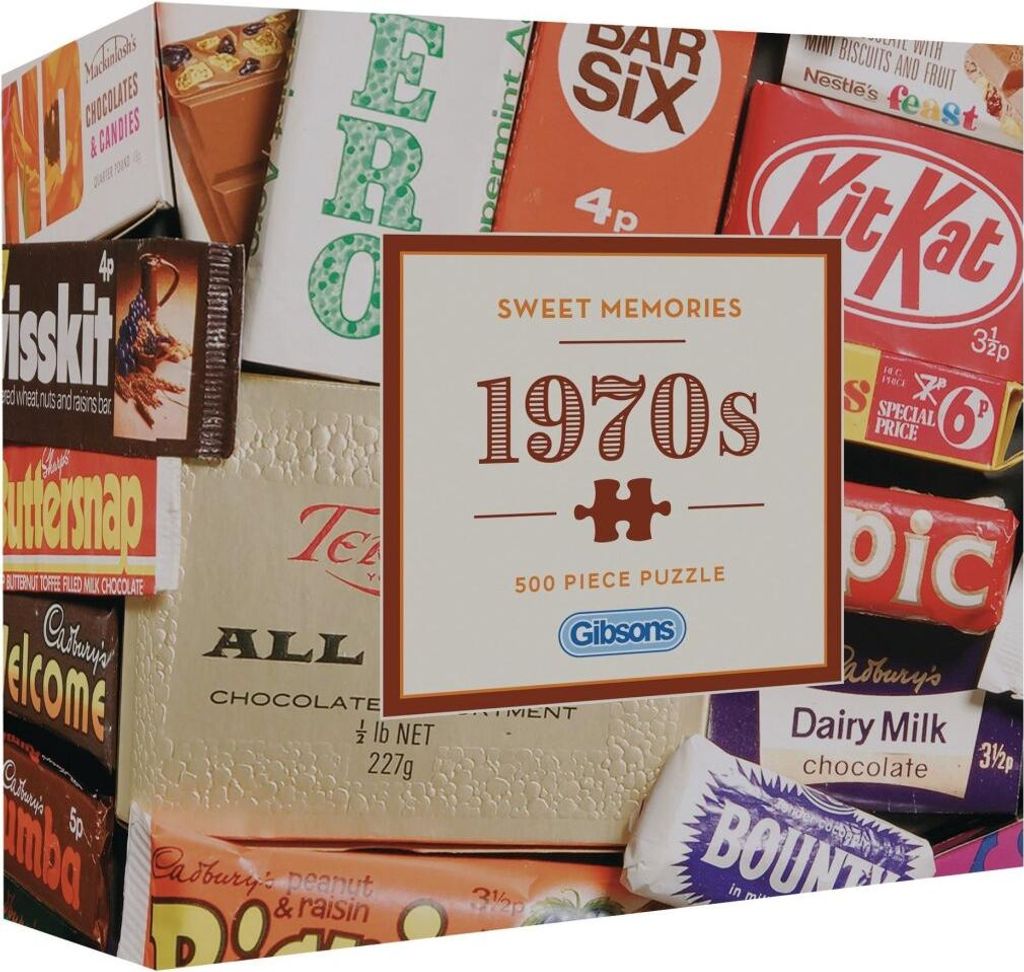 GIBSONS Puzzle Sweet Memory 70. lta, 500 Stü ck