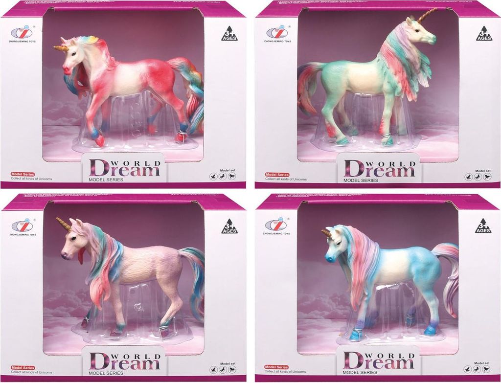 Spielfigur für Kinder, 14 cm, in den Farben Blau, Grün, Rot und Rosa