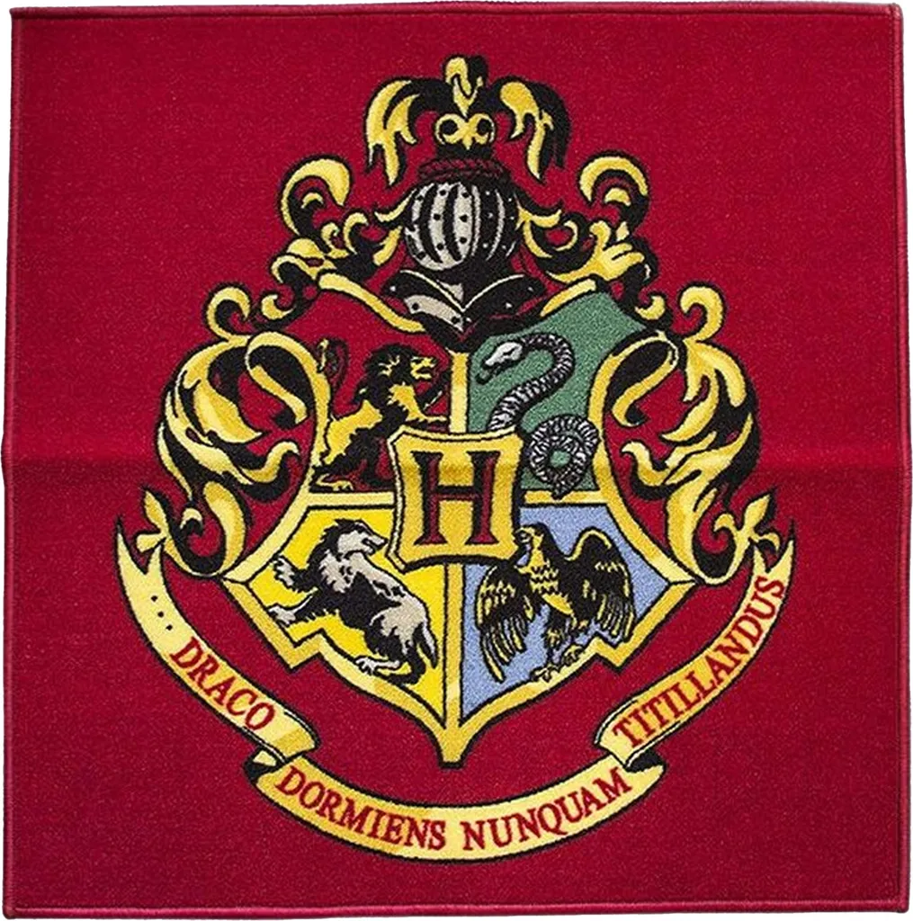 Tapis de Chambre Harry Potter Poudlard - Idéal pour Déco Geek et Fan