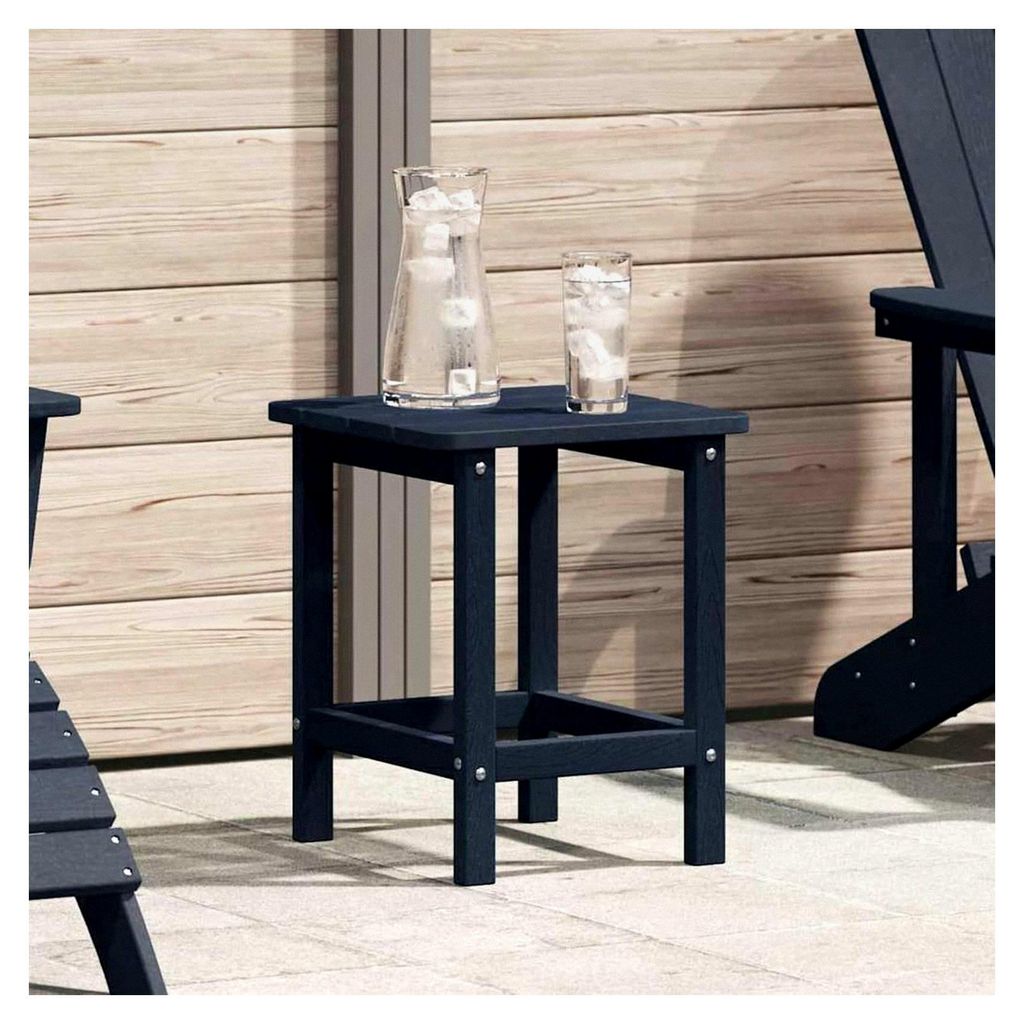 Beistelltisch Marineblau 38 x 38 x 46 cm aus Polyethylen