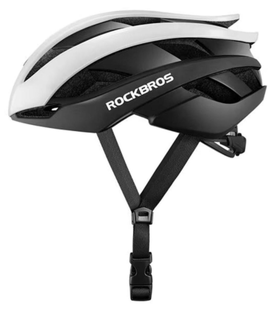 Rockbros 10110004002 Casco Da Bici Taglia M - Nero E Bianco Immagine del prodotto 