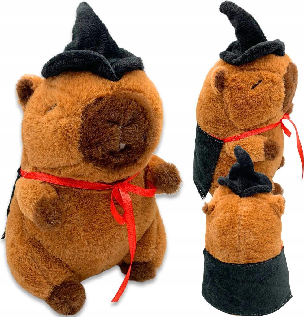 Capybara Plüschtier Zauberer Zauberer Plüschtier 25 cm