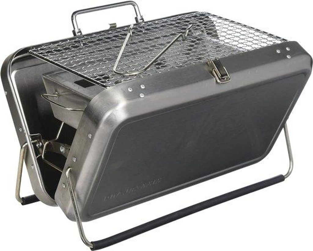 Portable Grillcase Silber - Kompaktes und Leichtes Modell