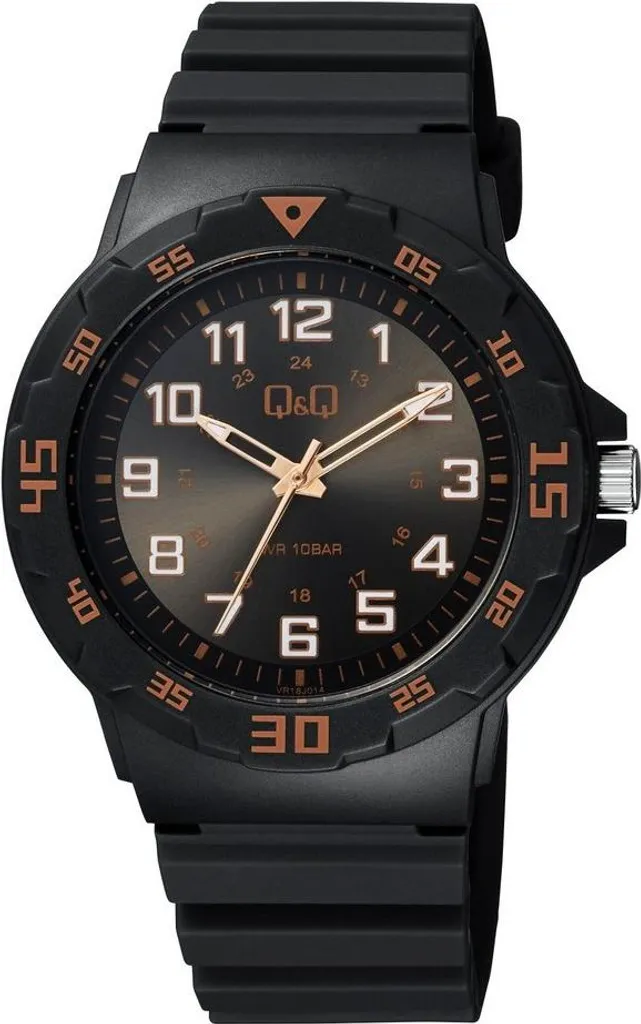 Montre-bracelet de tous les jours Q&Q VR18J014Y pour travail et loisirs