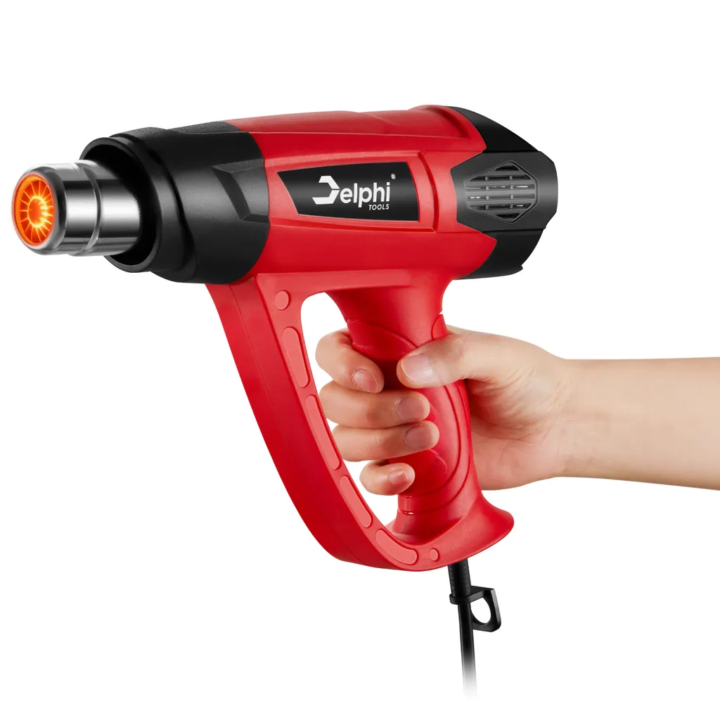 Pistola Termica 1800W con Display LCD – 600°C – 4 Ugelli – Delphi Tools con Valigetta - 2
