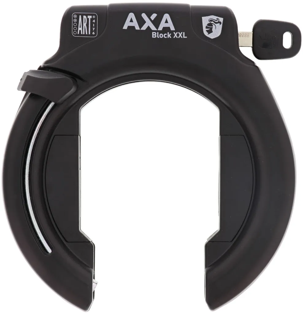 AXA Ringlock Block-XXL Noir : Antivol de Cadre Haute Sécurité Vélo
