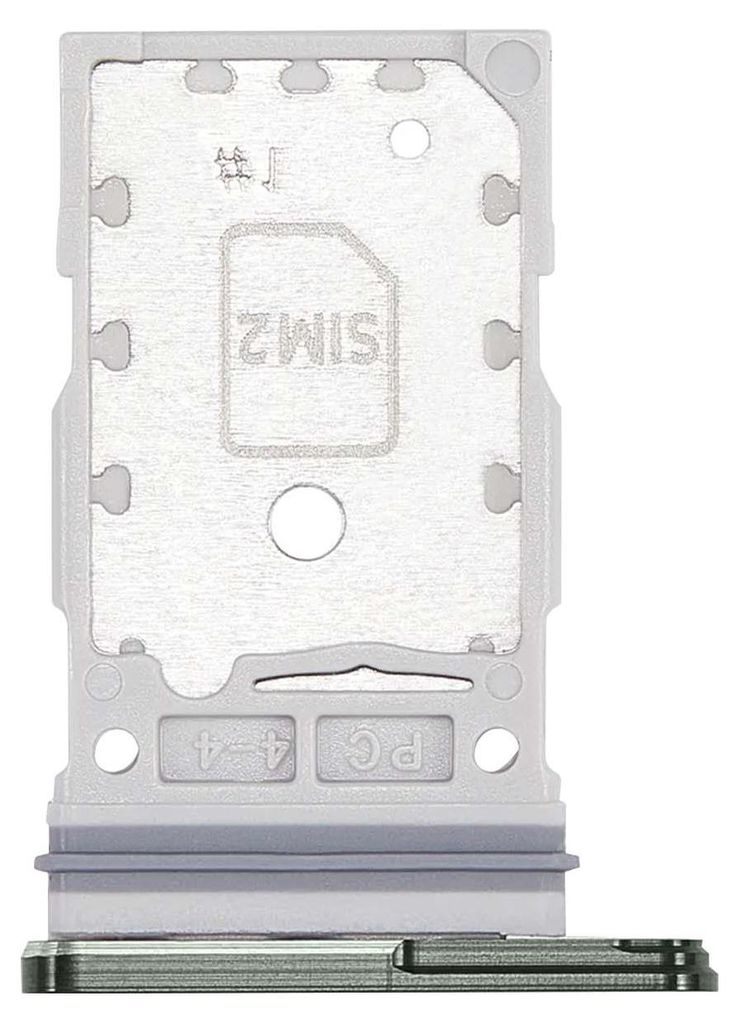 Samsung, Dual Nano SIM Kartenhalter Ersatz für Samsung Galaxy S23 Ultra, Grün
