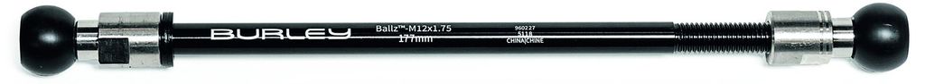 Burley Steckachse COHO XC M12x1.75, 177 mm Schwarz - Adapter für 12 mm Hinter...