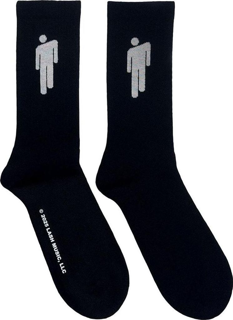 Billie Eilish - Knöchelsocken für Herren/Damen Unisex RO14638 (37 EU - 40,5 EU) (Schwarz/Weiß)