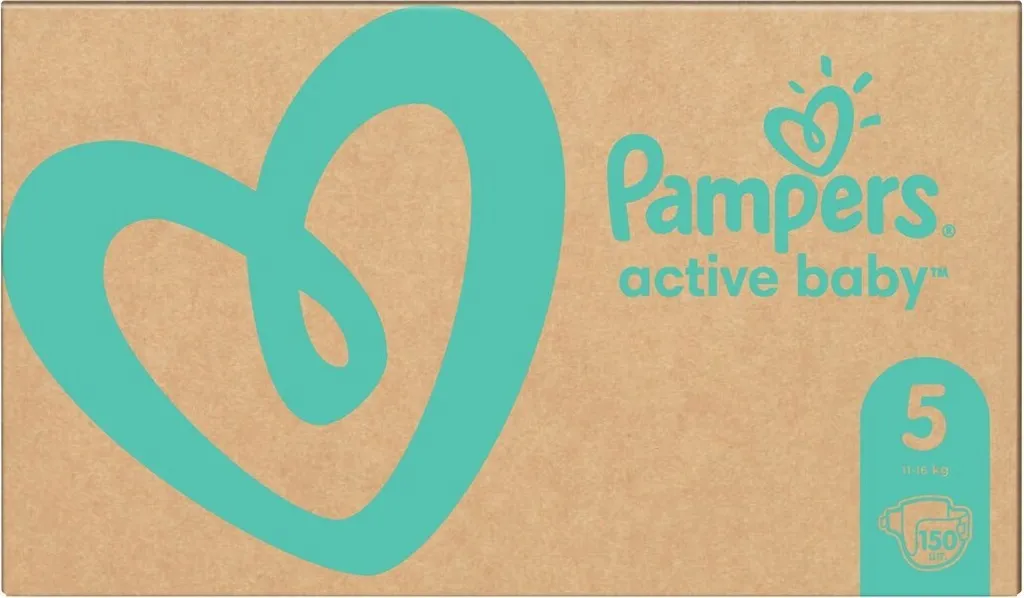 Couches Bébé Pampers Active-Baby 150 Unités avec Couche Extra Sommeil - 12